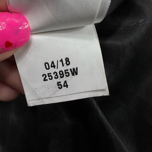 Lauren Ralph Lauren Women's Black Buckle-Front Walker Wool Blend Coat Size 16W - Picture 10 of 12